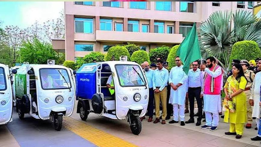 गुरुग्राम में अब इलेक्ट्रिक वाहनों से उठेगा घर-घर का कूड़ा, 5 साल के लिए दो एजेंसियों से करार