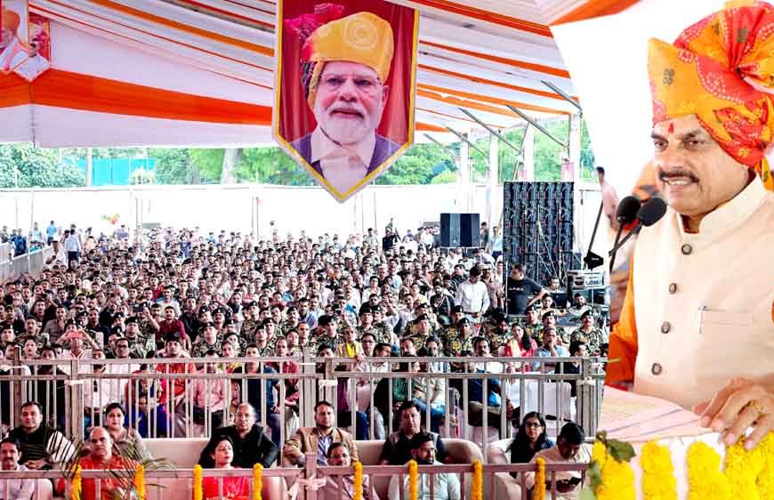 शस्त्र-पूजन भारतीय संस्कृति, शौर्य और कर्तव्यनिष्ठा का प्रतीक : मुख्यमंत्री डॉ. यादव