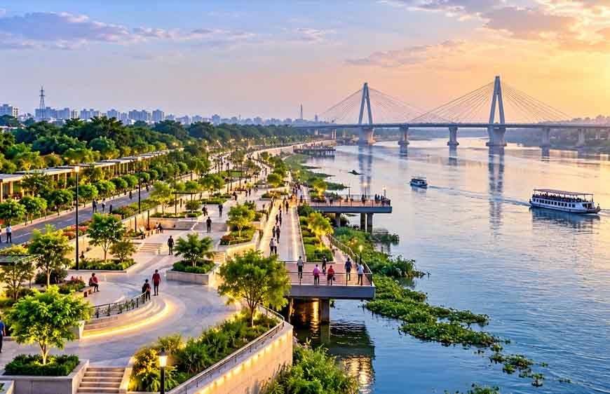 दिल्ली में यमुना को मिलेगा नया लुक, पल्ला से कालिंदी कुंज तक बनेगा रिवरफ्रंट