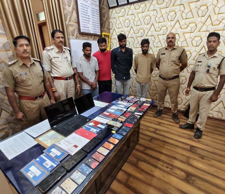 ऑपरेशन मेट्रिक्स 2.0 के तहत नीमच पुलिस की बड़ी कार्रवाई
