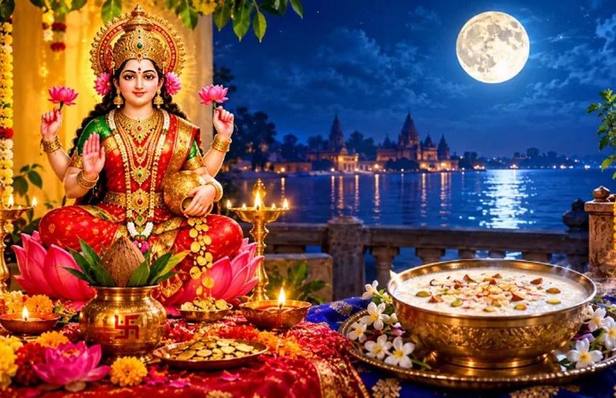 शरद पूर्णिमा 25 अक्टूबर को, मां लक्ष्मी की पूजा और चांदनी में खीर रखने की परंपरा।