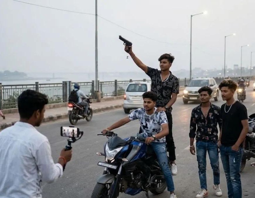 पटना में बढ़ रहा डिजिटल गैंग कल्चर, रील में हथियार और धमकी से बढ़ रही पुलिस की चिंता