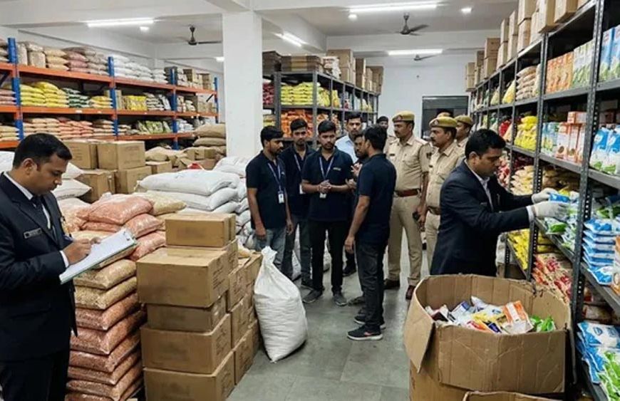 पटना में Blinkit और Nine to Nine स्टोर पर छापेमारी, 2.13 करोड़ की खाद्य सामग्री की बिक्री पर रोक