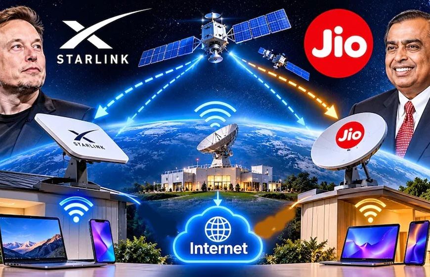 Jio vs Starlink: भारत में कैसे काम करेगा सैटेलाइट इंटरनेट? जानें पहाड़ों से लेकर गांवों तक कैसे पहुंचेगा नेटवर्क