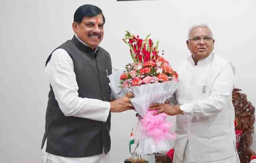 मुख्यमंत्री डॉ.यादव ने राज्यपाल पटेल से की सौजन्य भेंट