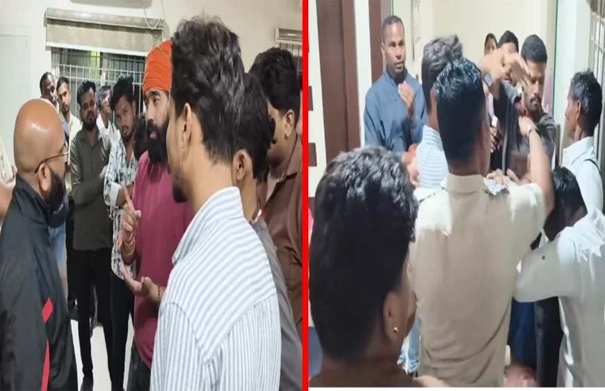 कोरबा के होटल में धर्मांतरण के आरोप पर हंगामा, बजरंग दल ने जताया विरोध
