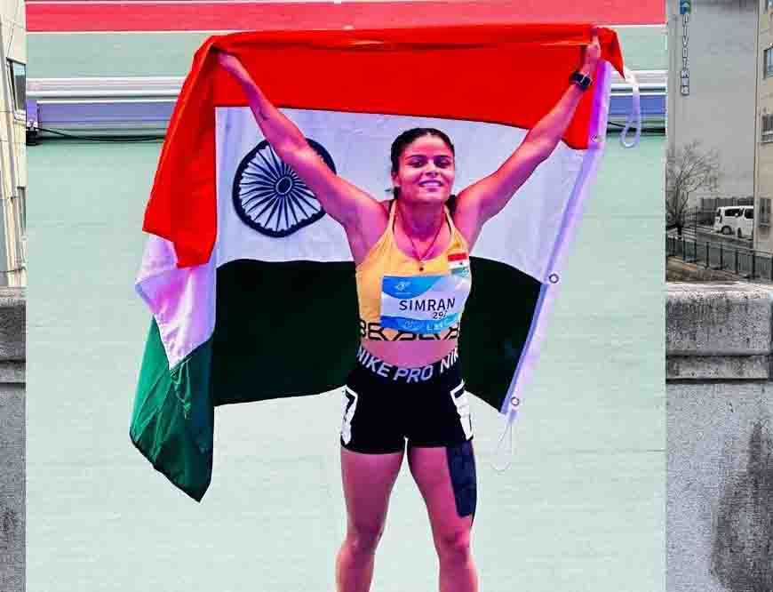 एशियन पैरा गेम्स-2026 में सिमरन ने स्वर्णिम सफलता से बढ़ाया यूपी का गौरव