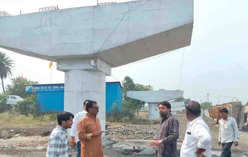 इंदौर के केलोदहाला ROB का काम धीमा, अब तक 40% निर्माण पूरा; रेलवे वाला हिस्सा अब भी अटका