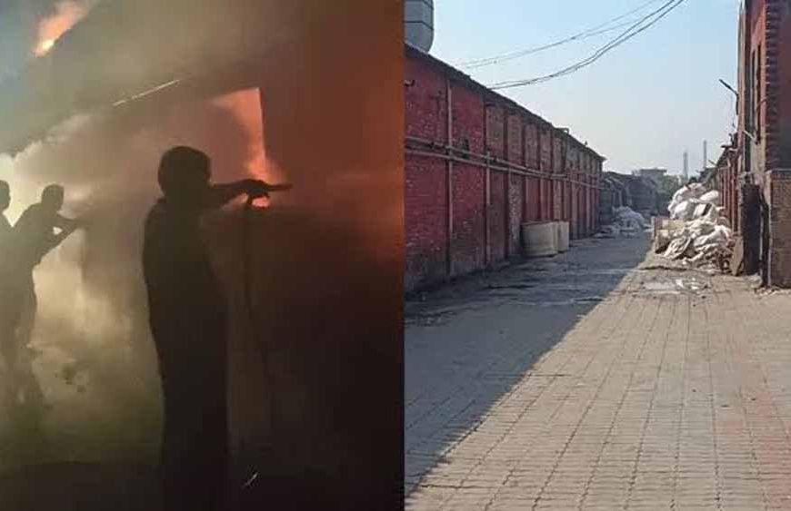 दीवाली से पहले पानीपत की फैक्ट्री में भीषण आग,  श्रमिक की जलकर मौत