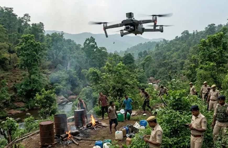 झारखंड में शराब माफिया पर ड्रोन से नजर रखेगी सरकार, जंगलों में छिपे अवैध ठिकानों पर होगी कार्रवाई