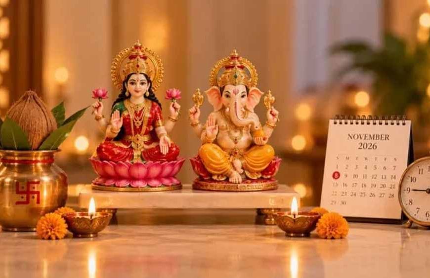 Diwali 2026 Calendar: 6 से 11 नवंबर तक मनाए जाएंगे त्योहार, जानें धनतेरस से भाई दूज तक की सही तारीखें