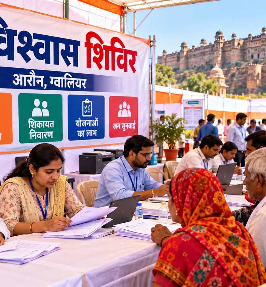 ग्वालियर के आरौन में 30 अक्टूबर को लगेगा जन-विश्वास शिविर, लोगों की समस्याओं का होगा समाधान