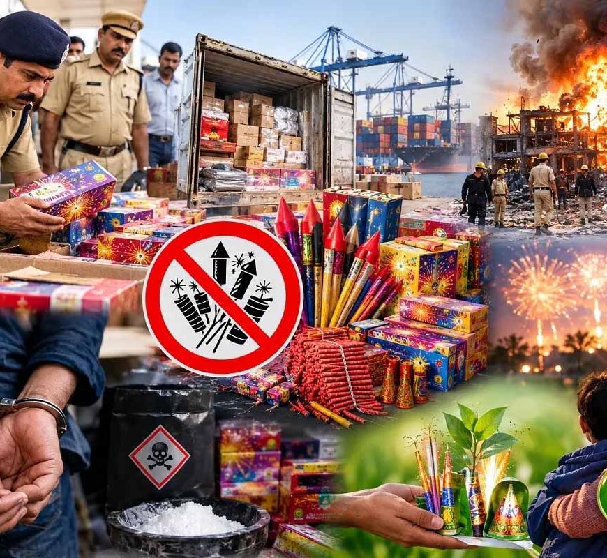 दीपावली से पहले PESO की सख्त चेतावनी, विदेशी पटाखे रखने-बेचने पर 3 साल की जेल और जुर्माना