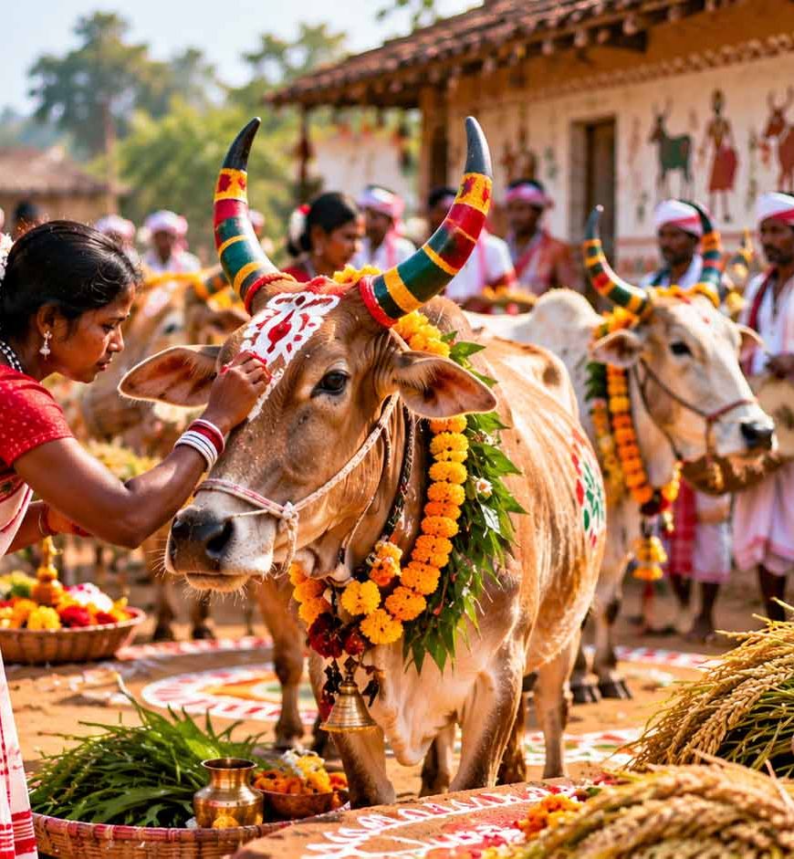 आदिवासी समाज 9 नवंबर को मनाएगा सोहराई पर्व, गाय-बैल समेत पशुधन की होगी विशेष पूजा