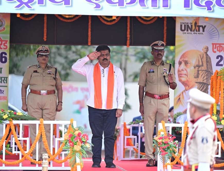सरदार पटेल के आदर्शों पर चलकर सुरक्षित, समृद्ध और विकसित छत्तीसगढ़ का निर्माण हमारा संकल्प - उप मुख्यमंत्री  विजय शर्मा